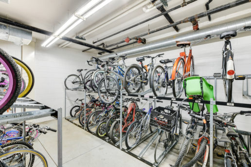 bicycle rack room